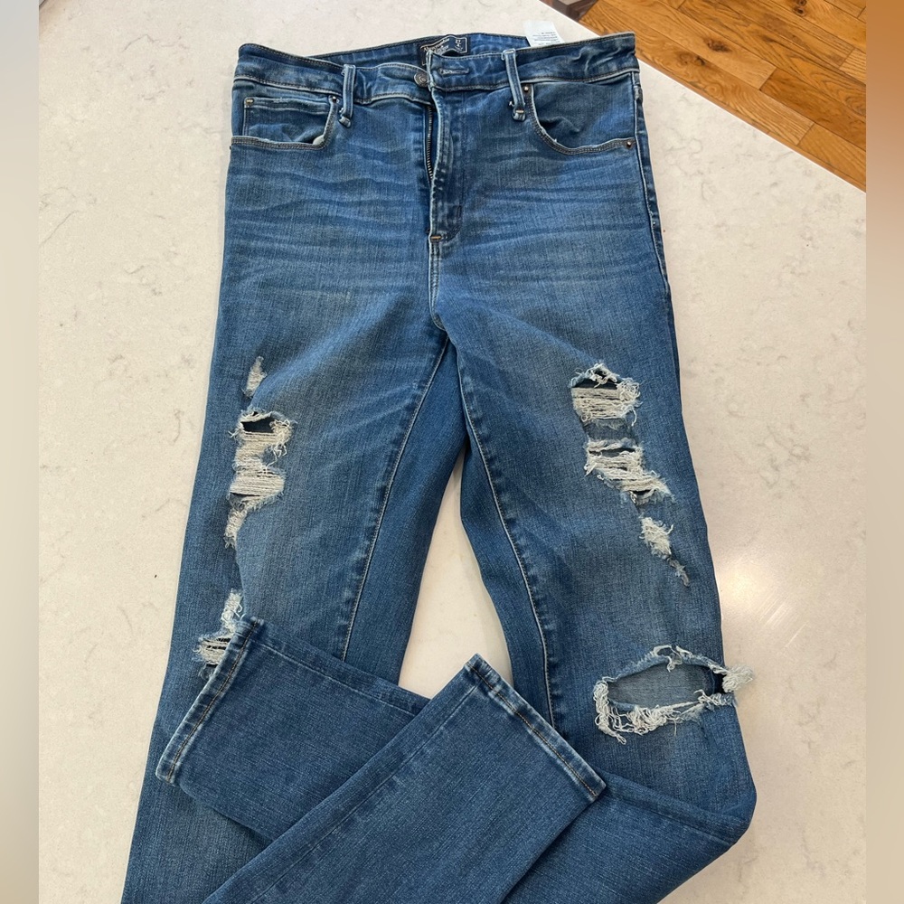 Abercrombie & Fitch Simone high rise super skinny jeans